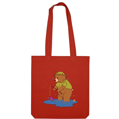 фото Сумка шоппер us basic, красный