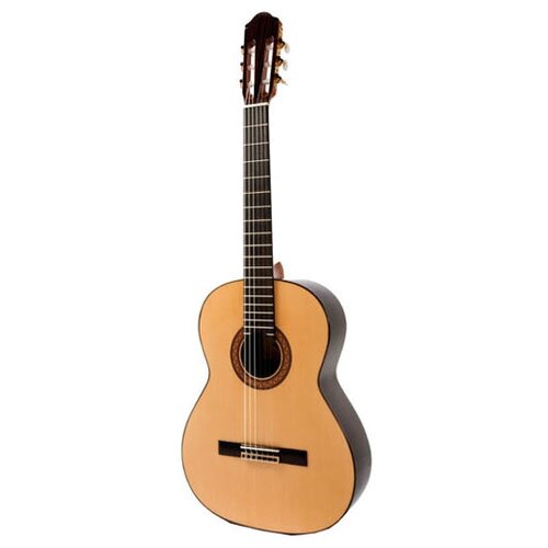 Классическая гитара Raimundo 130 Spruce, Обечайки из массива палисандра и ламинированная нижняя дека, верхняя дека из ели.