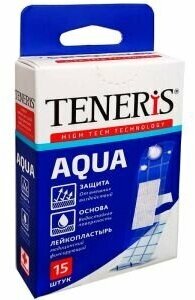 Набор пластырей Aqua , Teneris 15 шт/уп, 503080