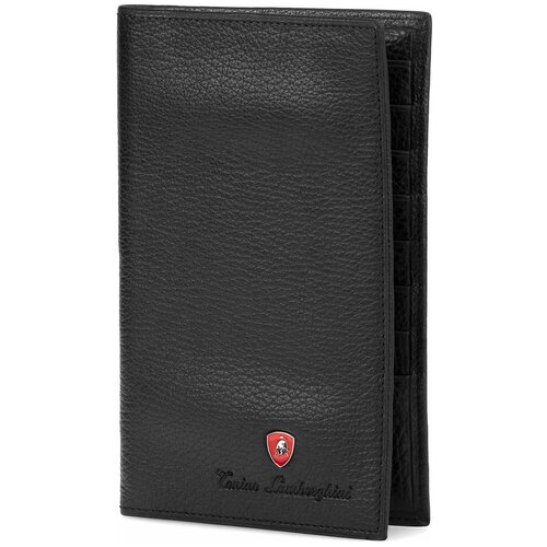 Портмоне Tonino Lamborghini Sport Elegance Black, 10х16.8 см, кожа.