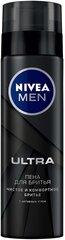 Пена для бритья NIVEA MEN "ULTRA" с активным углем, 200 мл.