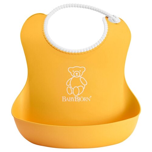 BabyBjorn Мягкий нагрудник, розовый/мишка