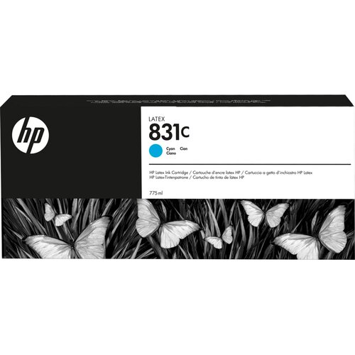 Картридж/ HP 831C 775ml Cyan Latex Ink Cartridge CZ695A