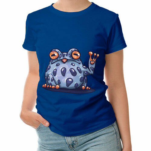 фото Футболка roly, размер l, синий