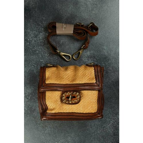 фото Сумка кросс-боди campomaggi, коричневый