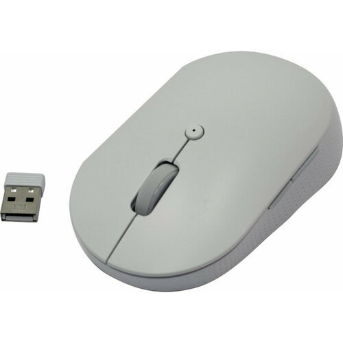 Мышь беспроводная Xiaomi Mi Dual Mode Wireless Mouse Silent Edition WXSMSBMW02 (HLK4040GL), белый