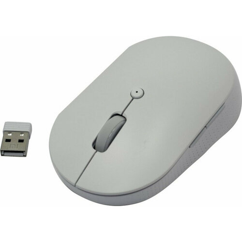 Мышь беспроводная Xiaomi Mi Dual Mode Wireless Mouse Silent Edition WXSMSBMW02 HLK4040GL белый 287300₽