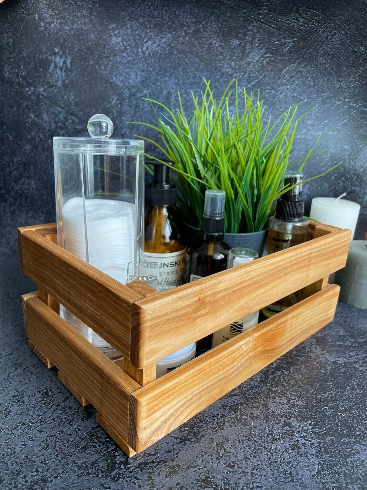 Деревянный ящик из массива ясеня 26х17 см