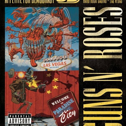 Компакт-диск Warner Guns N'Roses – Appetite For Democracy: Live At The Hard Rock Casino - Las Vegas (Blu-Ray) виниловые пластинки bmg yes the royal affair tour live from las vegas 2lp