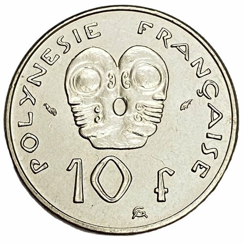 Французская Полинезия 10 франков 1983 г. французская полинезия 5 франков 1965 г