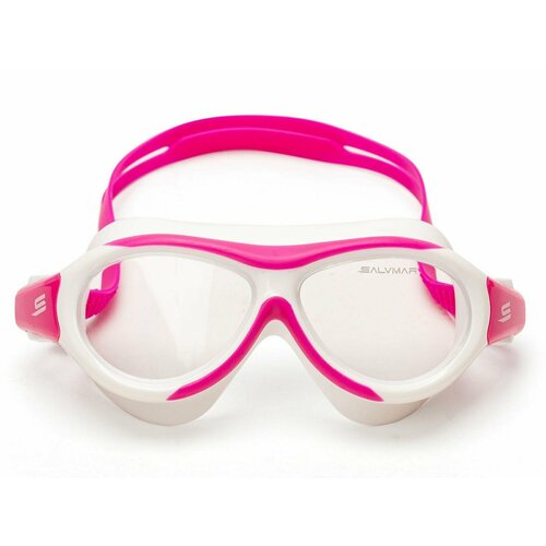 Очки для плавания подростковые SALVIMAR FRIPP белый силикон/красная рамка маска для плавания salvimar endless розовая