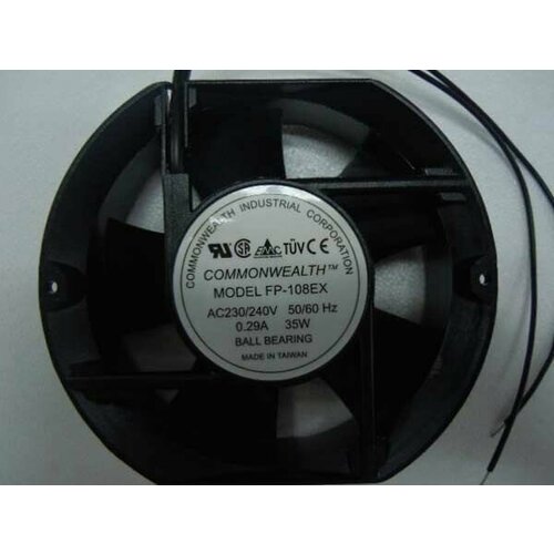 Вентилятор Commonwealth FP-108EX-S1-B for commonwealth fp 108k s1 b ac220 240v 0 30a 44w 220 60mm cooling fan