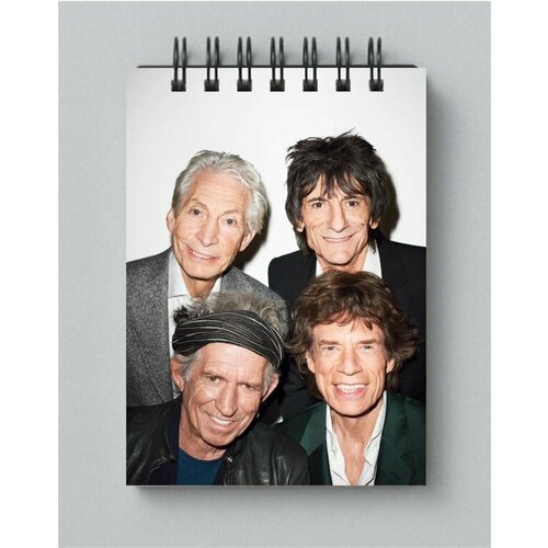 Блокнот The Rolling Stones, Роллинг Стоунз №5, Размер А6, 10 на 15 см
