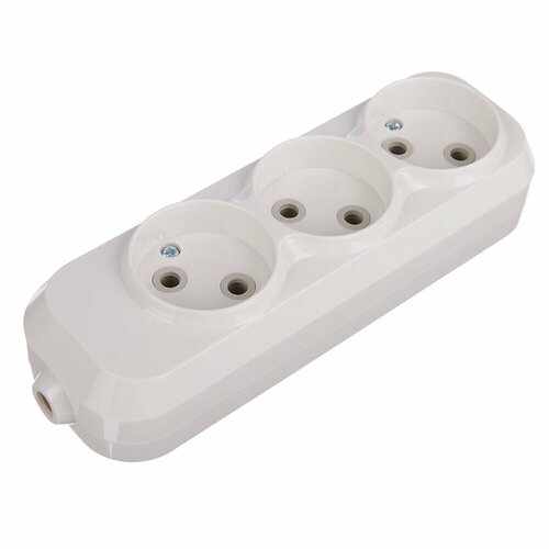 Колодка 3 гнезда Народная без заземления