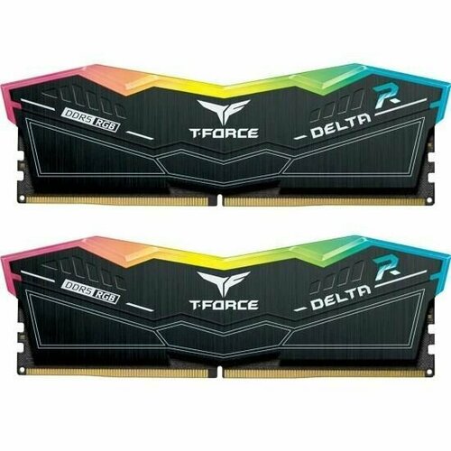 Модуль памяти DDR5 TEAMGROUP T-Force Delta RGB 32GB (2x16GB) 5600MHz CL32 (32-36-36-76) 1.2V