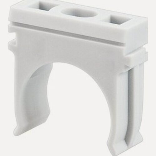 Изображение товара Крепеж-клипса для труб Rexant , 25 мм, серый, 100 шт./уп.