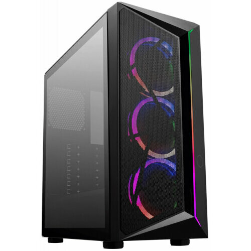 вентилятор для корпуса cooler master masterfan mf120r черный argb Корпус Cooler Master Cooler Master MasterCase CMP 510 TG Black ARGB CP510-KGNN-S00