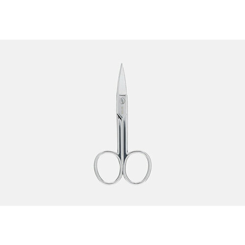 Маникюрные ножницы Chromeplated manicure scissors, curved tip 1 шт ножницы маникюрные runail professional manicure scissors 1 шт