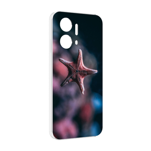 Чехол MyPads морская-звезда---starfish для Honor X7a задняя-панель-накладка-бампер чехол mypads морская звезда starfish для honor play 30 задняя панель накладка бампер