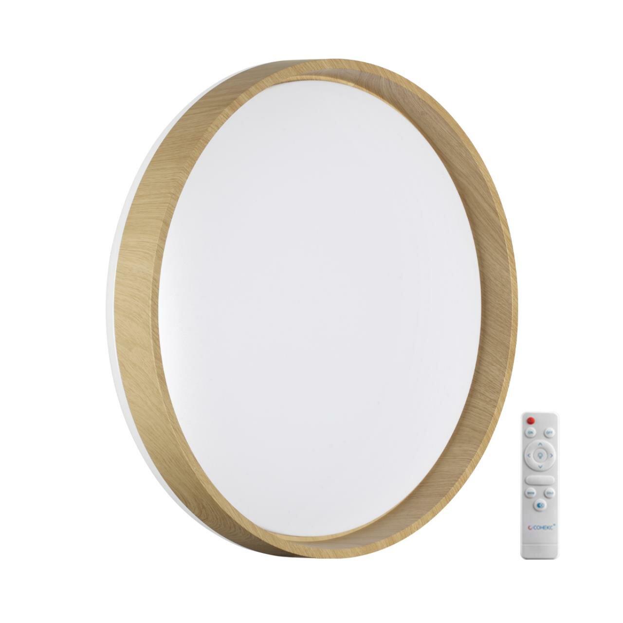 фото 7684/EL BASICA SN 112 Светильник пластик/кор под дер LED 70Вт 3000-6000K D490 IP43 пульт ДУ GARI WOOD