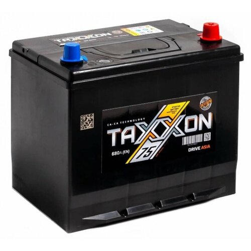 Аккумулятор автомобильный Taxxon Drive Asia 75 А/ч 680 А обр. пол. 85D26L Азия авто (259x175x221) 701075 с бортиком