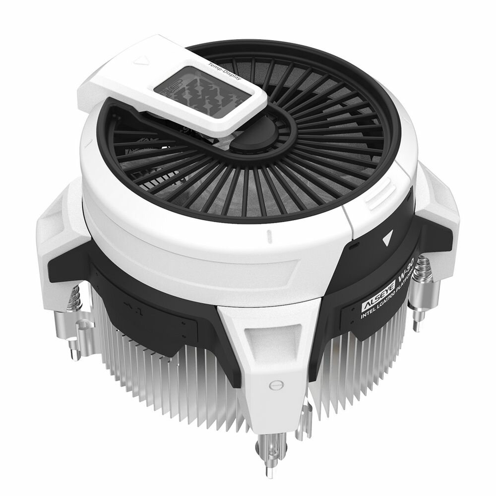 Кулер ALSEYE LGA1700/1200/115x (90x90x25mm, 3000rpm, 55.65CFM, 36.7dBA) - фото №7