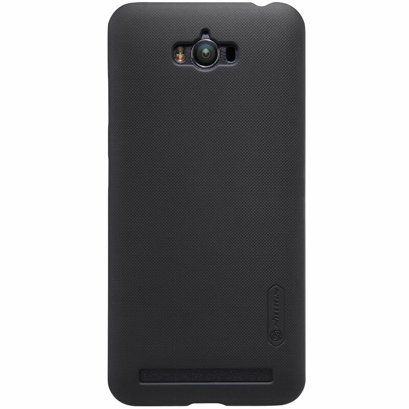 Накладка Nillkin Frosted Shield пластиковая для Asus Zenfone Max ZC550KL Black (черная) + пленка