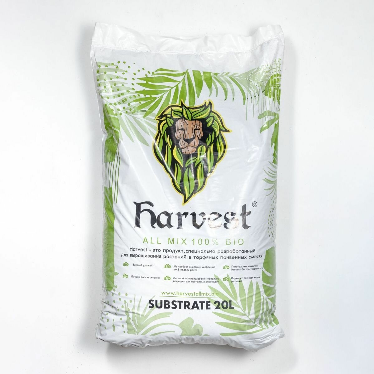 Грунт (земля) для растений универсальный Harvest Bio All MIX 20 л. — фото 1