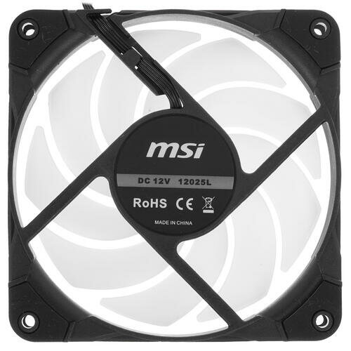 MAX F12A-3H 3*ARGB 120mm fans with hub and remote control MSI - фото №3