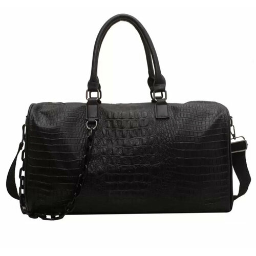 фото Сумка дорожная , 27х20х40 см, ручная кладь, черный нет