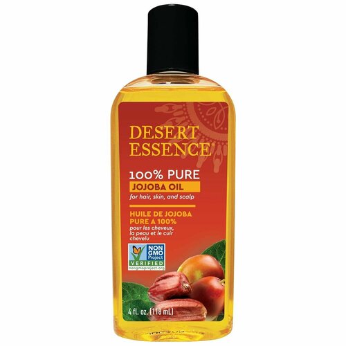 Desert Essence, 100% масло жожоба для волос, кожи головы, 118мл