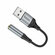 Переходник для наушников c USB-A на AUX 3.5 мм, Аудио конвертер с...