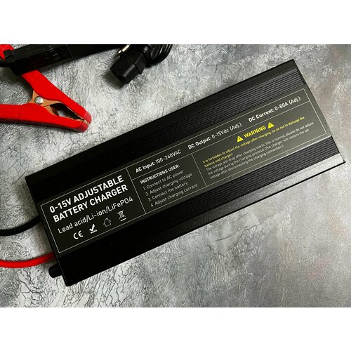 Мощное зарядное устройство lifepo4 акб 12В 60А 11639₽