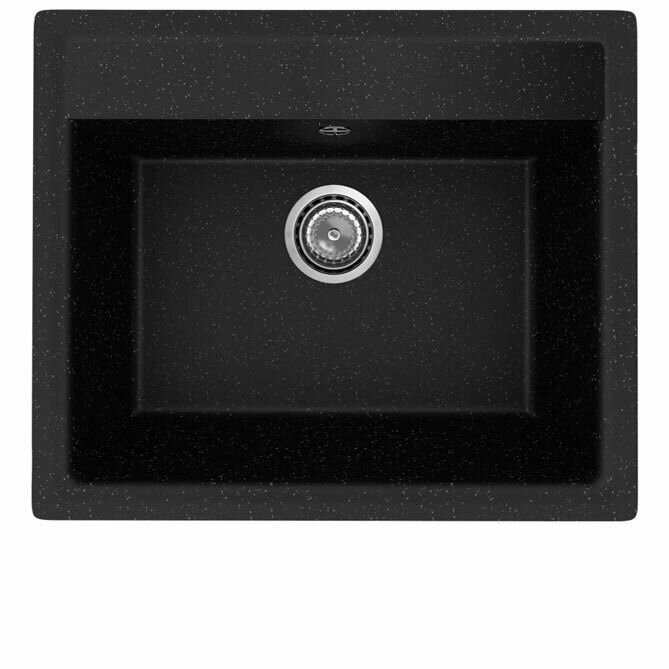 Мойка Suragran Standart ST-5649 BL (прямоугольная 565*495мм) Черный оникс