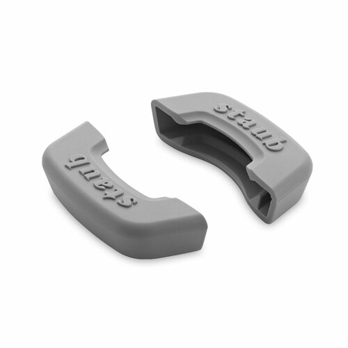 Набор из 2-х квадратных ручек для кокотов силикон серый 40511-362 Аccessories 3420₽