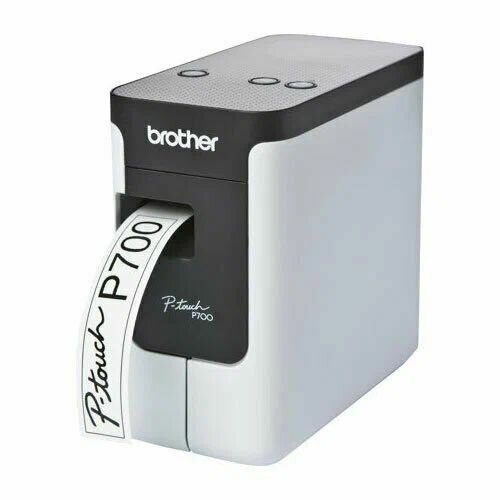 Термотрансферный принтер этикеток Brother PT-P700 черный/белый — фото 1
