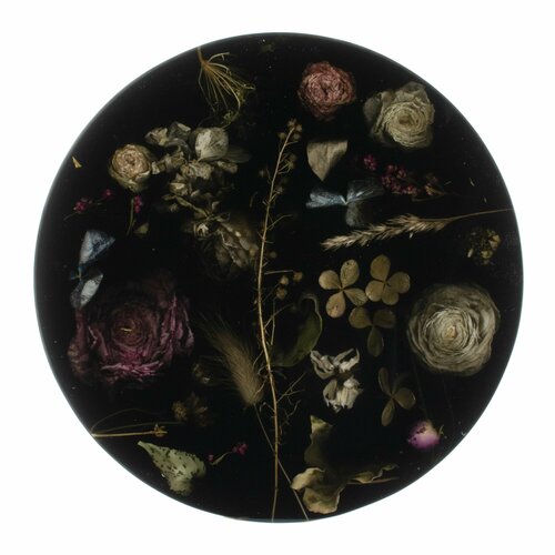 Поднос Ophelia от бренда MURKY, Ø 25 см, цвет Чёрный Оникс