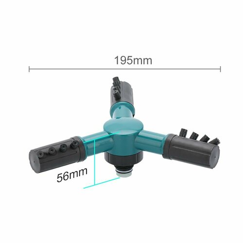 Разбрызгиватель вращающийся на 360 градусов садовый автополив 550₽