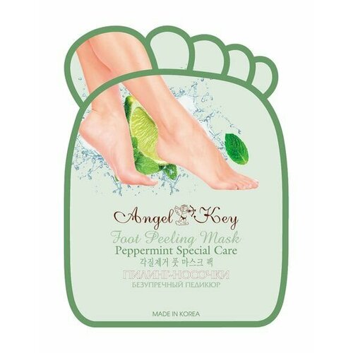 Пилинг- носочки с экстрактом мяты Foot Peeling Mask Peppermint Special Care 620₽