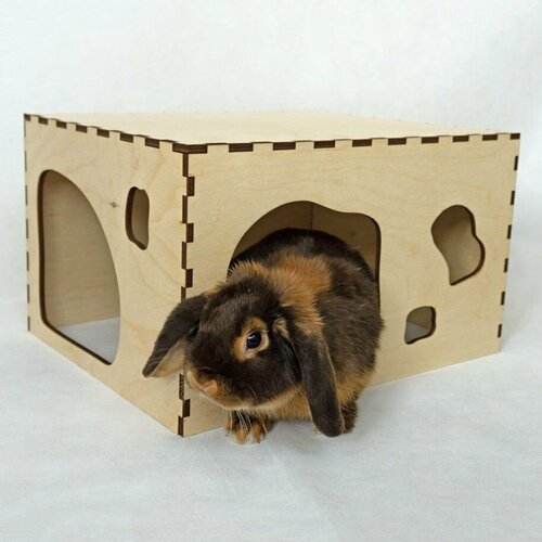 Домик для кролика 40х23х32см 1200₽