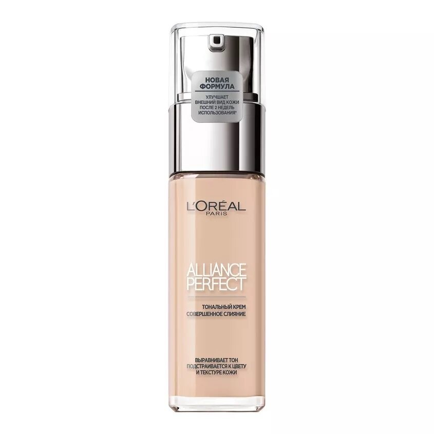 Крем тональный для лица `LOREAL` ALLIANCE PERFECT, тон 1. R/1. C (фарфоровый)