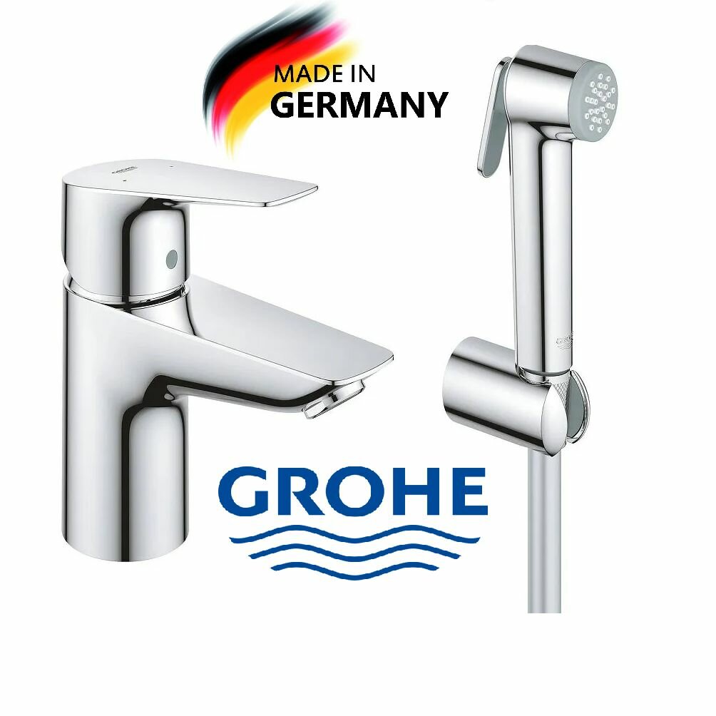 фото Смеситель для биде Grohe BauEdge 23330001, рычажный