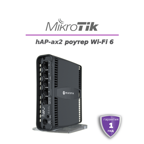 Маршрутизатор MikroTik hAP ax2 16490₽