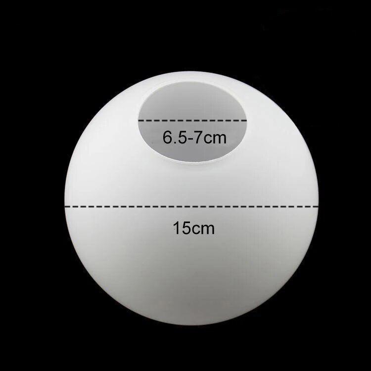 Абажуры из белого стекла Pantalla Lampara D10-D25см D15cm-6.5-7cm Белый