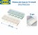 Форма для льда IKEA SPJUTROCKA (спьютрокка), из пластика, зеленая...