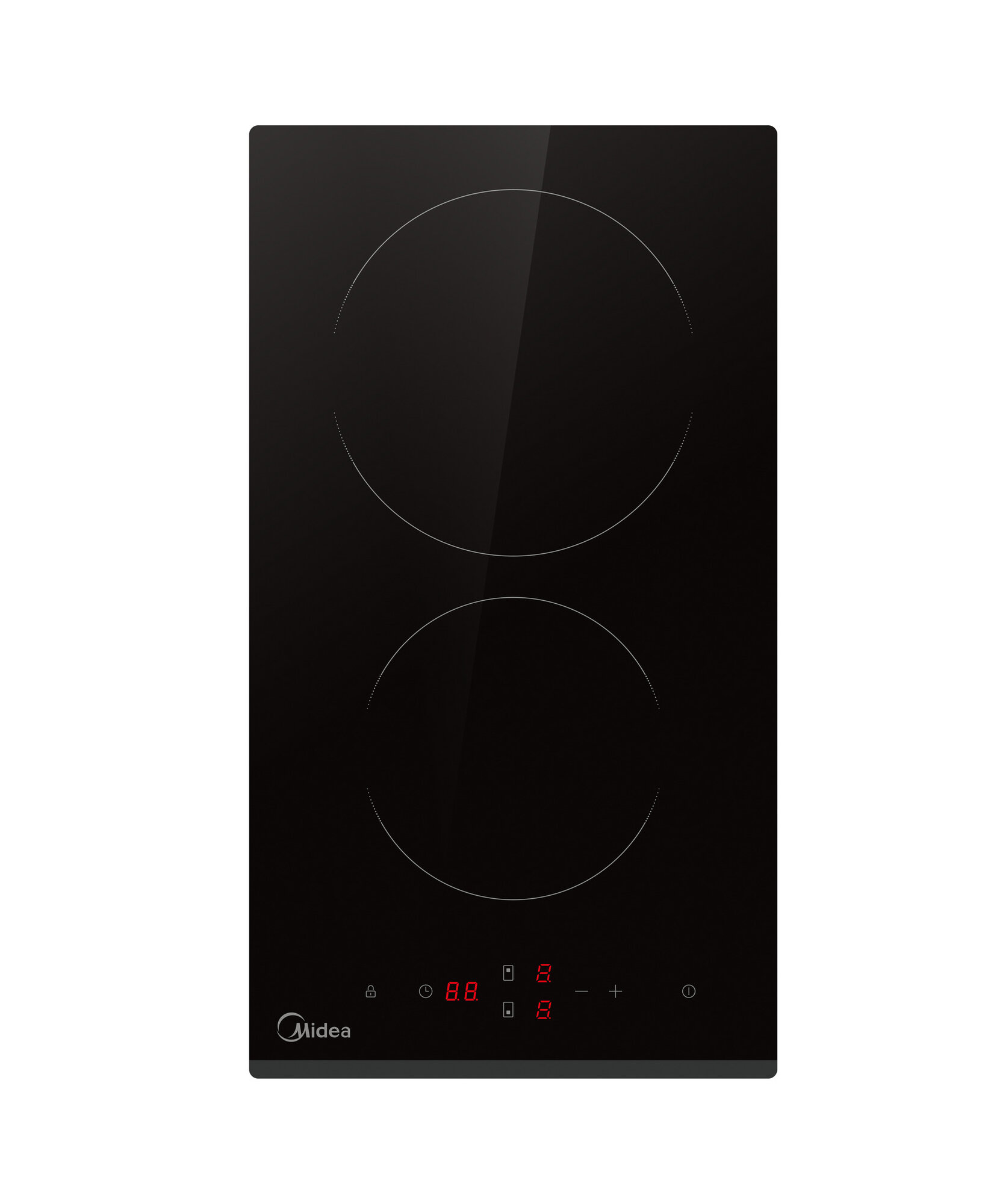 Варочная панель Midea MCH32107, независимая, стеклокерамическая, сенсорное управление, 3.3 кВт