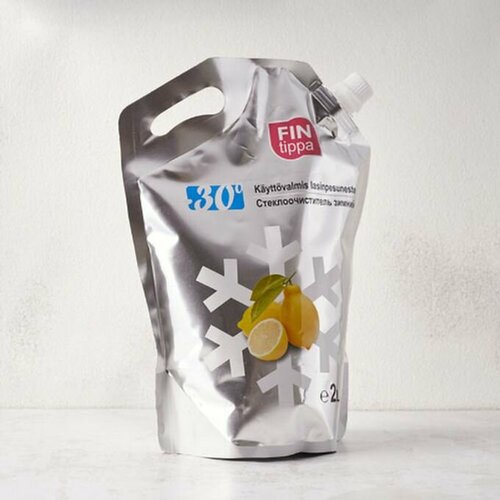 Жидкость стеклоомывателя зимний FIN TIPPA Lemon 2л. -30С