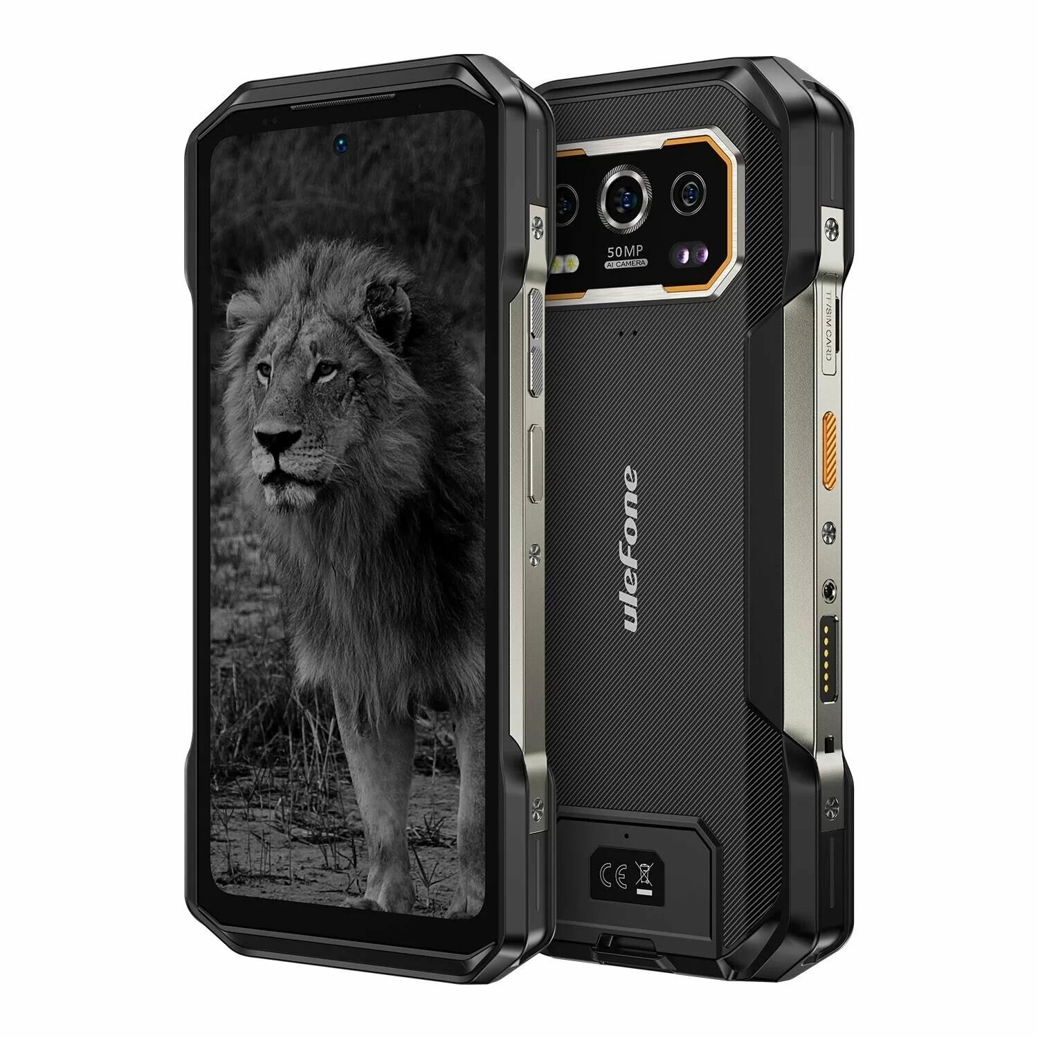 Защищенный 5G-смартфон с ночным видением Ulefone Armor 27 Pro, черный — фото 1
