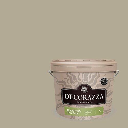 Изображение товара Декоративная известковая штукатурка с эффектом камня Decorazza Travertino Naturale (7кг) TRN 10-30