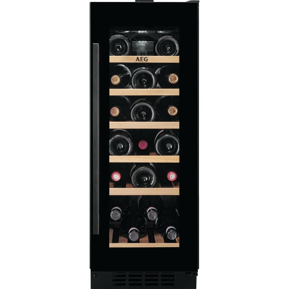 Винный шкаф AEG AWUS020B5B, черный, 58л, сенсорное управление